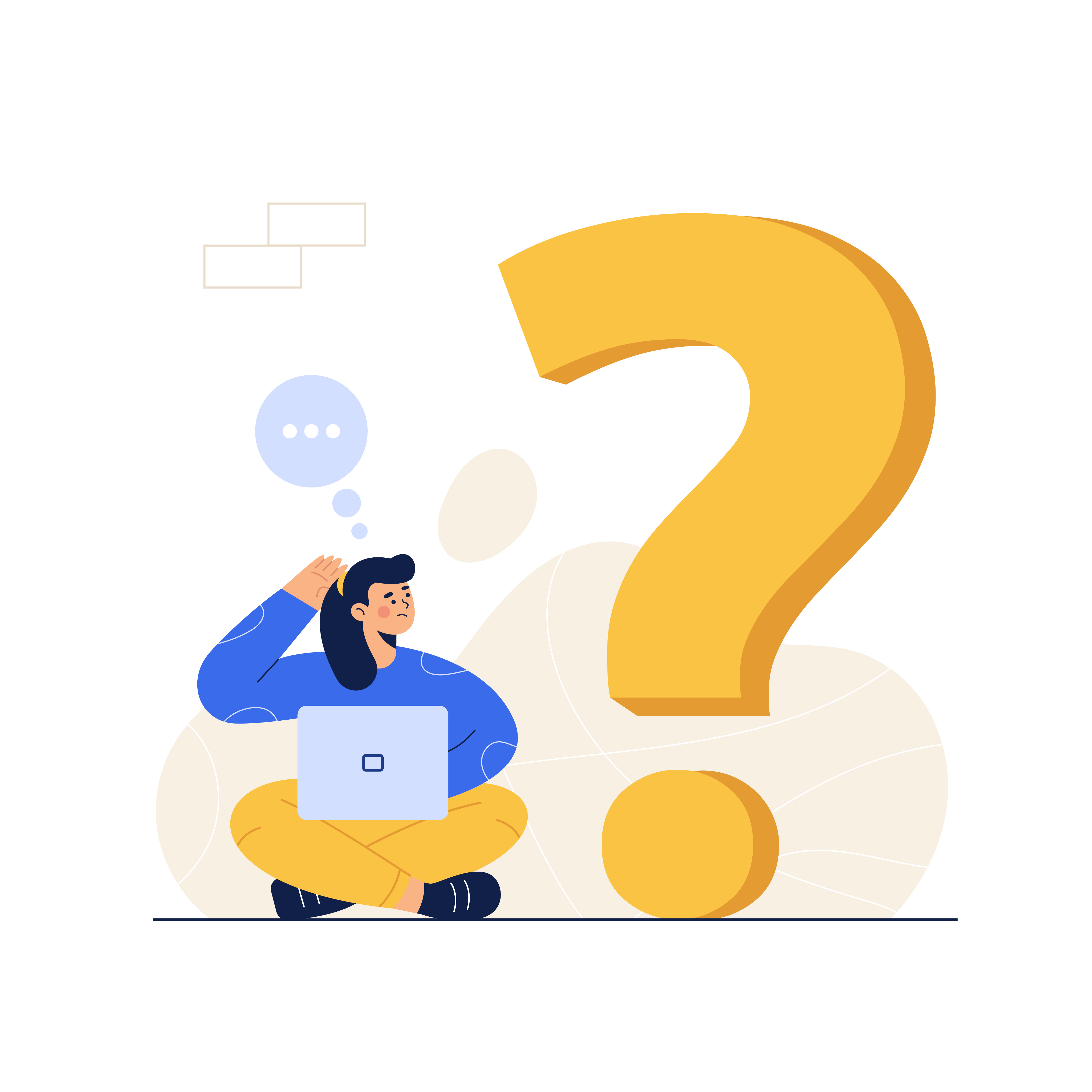 Illustration of people thinking about cloud costs