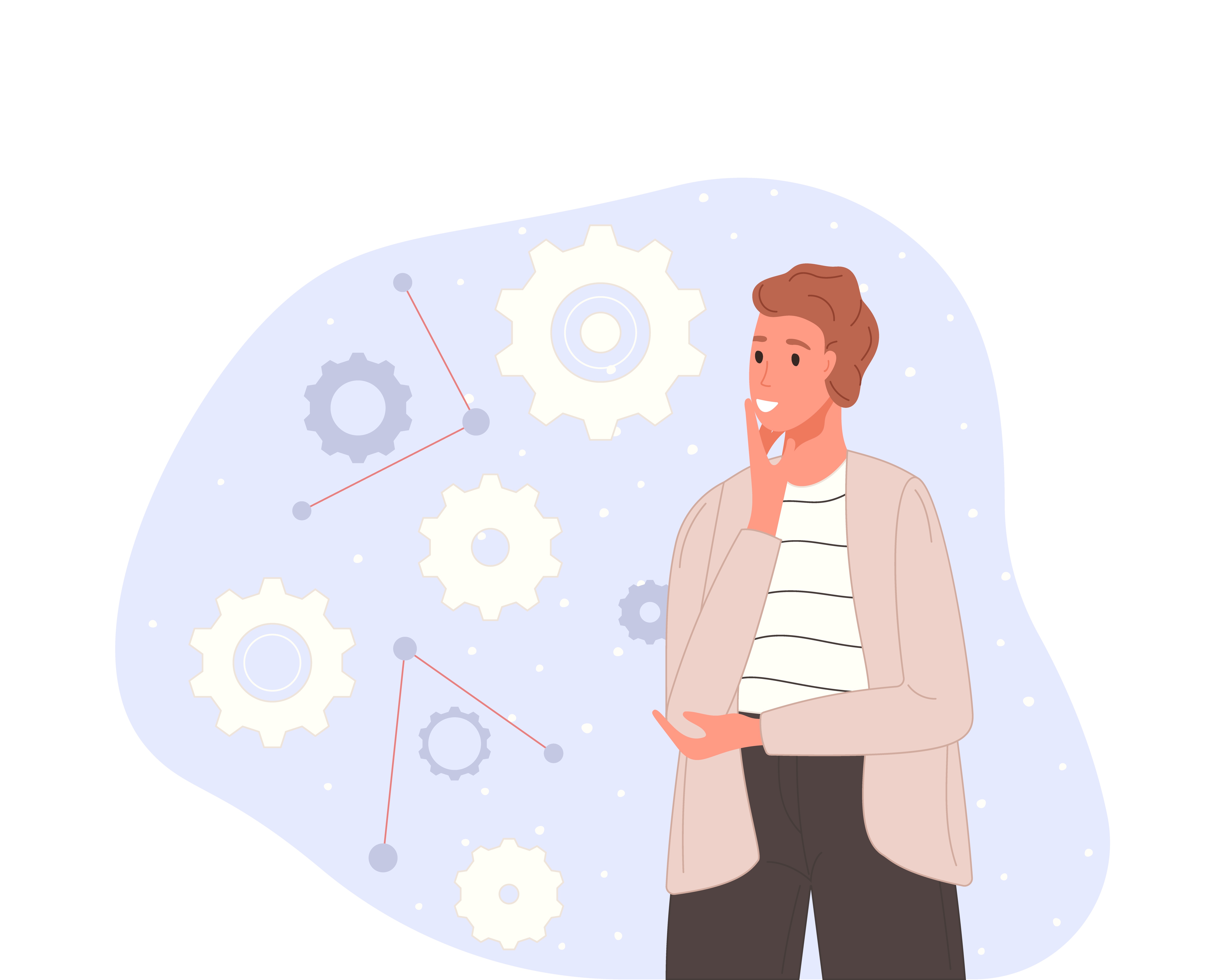 Developer thinking about AWS Lambda's serverless architecture