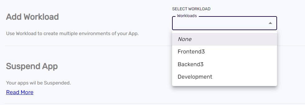 Add your workload