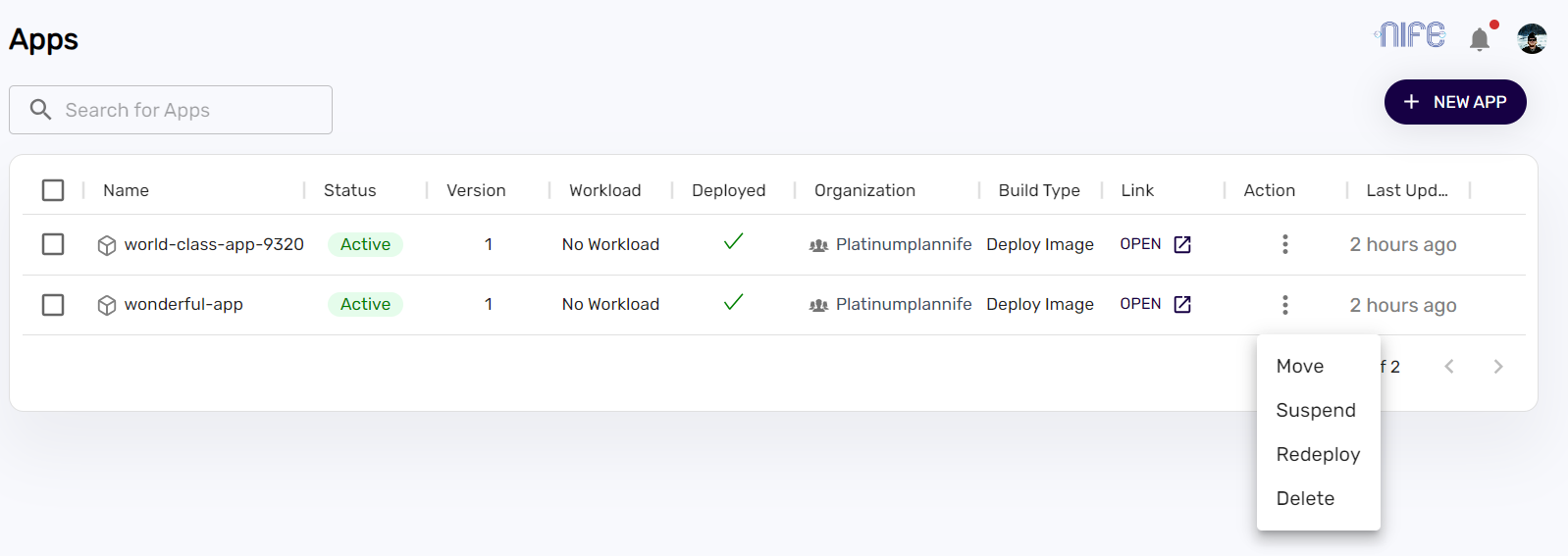 app actions